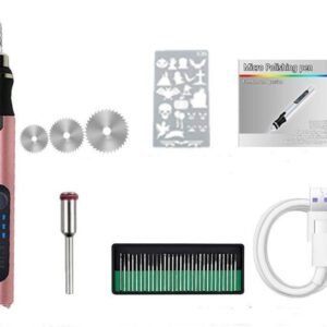 Wireless Jade Carving Machine Polishing Engraving Tool Electric Polishing Pen – Pink