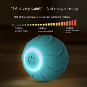 Automatic Rolling Ball Cat Toy – Interactive Self-Play Pet Toy