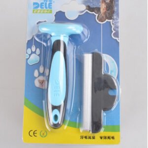 Pet Deshedding Comb for Long-Haired Dogs & Cats – Grooming Tool