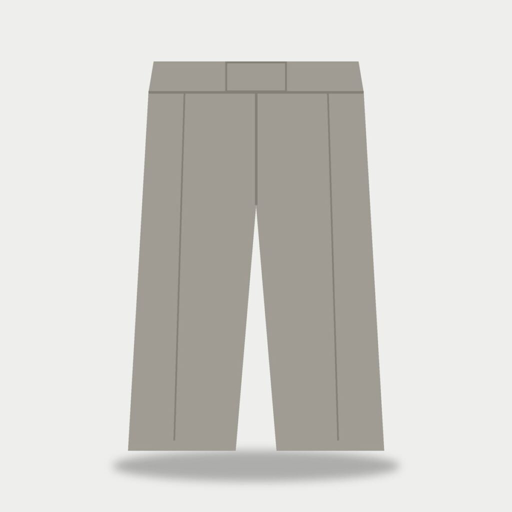 Men's Pleated Wide Leg Casual Pants