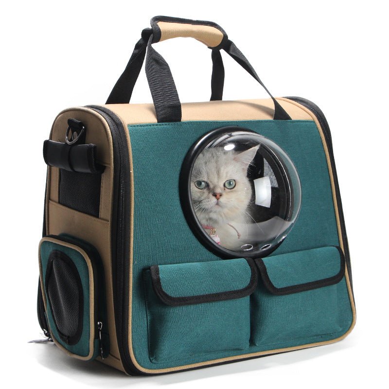 pet-backpack-carrier-cats-dogs-oxford_jpg.jpg Petarn Pet Backpack Carrier for Cats & Dogs, Up to 33 lbs, Breathable Oxford Fabric, Medium-Hard